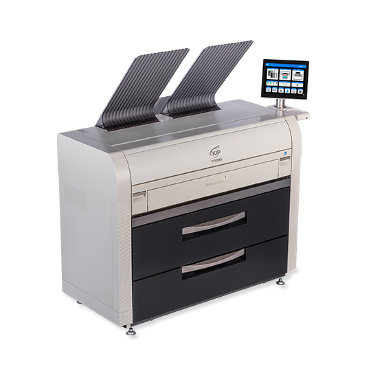 KIP 7572G 10D - 2 Roll BW Workgroup Print System with Top Stacking